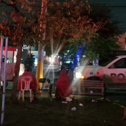 Pasan vecinos de Pesquería la noche en vela