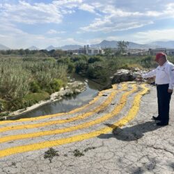 Refuerzan supervisión en el arroyo La Encantada de Ramos Arizpe ante avance de erosión1