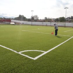 Reporta Saltillo avance del 95% en rehabilitación de cancha deportiva3
