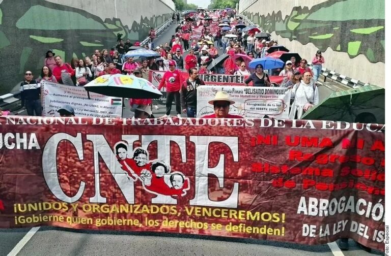 Amaga CNTE con protestas durante el Mundial