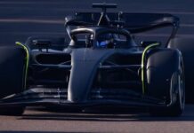 Checo Pérez realiza pruebas a bordo de un Ferrari en Imola, Italia