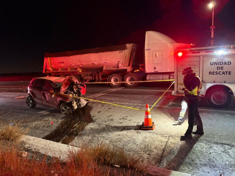 Fatal accidente en la carretera 57 deja un muerto en Arteaga