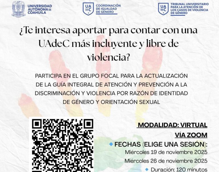 Invita UA de C a colaborar en actualización de guía sobre diversidad e inclusión
