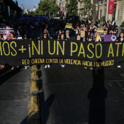 CHILE-SANTIAGO-MANIFESTACION