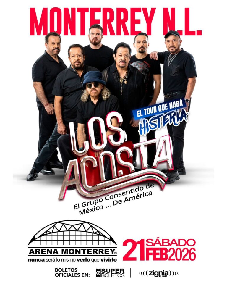 Los Acosta regresan a Monterrey con su nueva gira “El Tour Que Hará Histeria”. Conoce todos los detalles