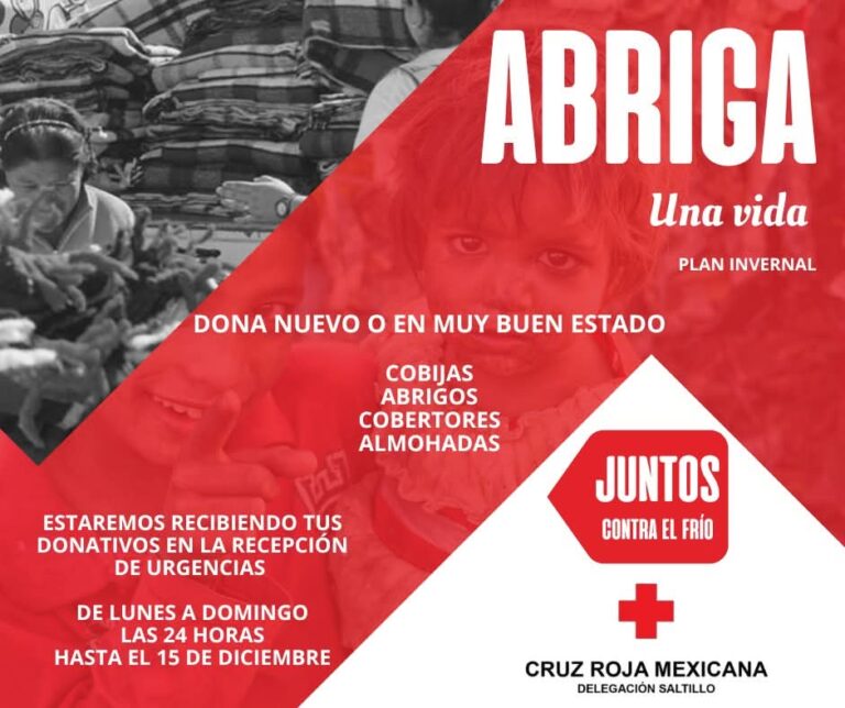 Pone en marcha Cruz Roja plan invernal Abriga una Vida 2025