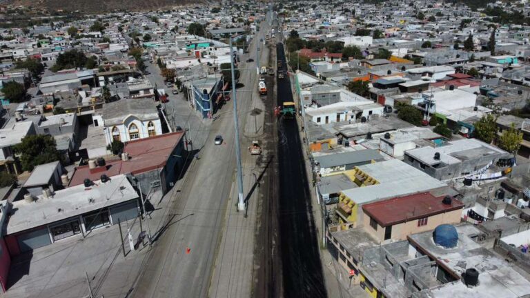 Registra 50 por ciento de avance la repavimentación del bulevar Francisco I. Madero