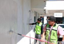 Trabaja Gobierno de Saltillo para eliminar pintas y grafiti