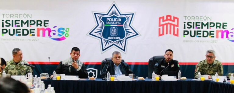 Ultiman detalles en las estrategias especiales de seguridad para actividades de este fin de semana en Torreón