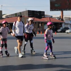 Acuden cientos de personas, como es tradición, a la Ruta Recreativa
