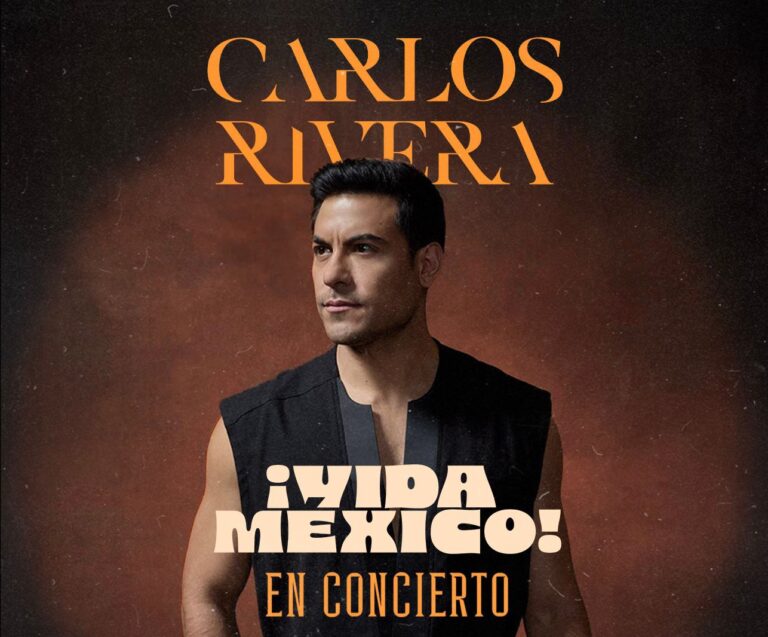 Carlos Rivera regresa a Saltillo en 2026 con su tour «Vida México». Conoce todos los detalles