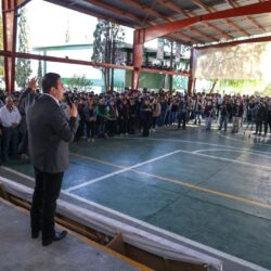Comienza Javier Díaz paradero de camiones en el Conalep Saltillo I1