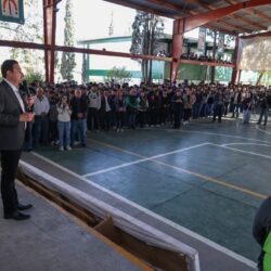 Comienza Javier Díaz paradero de camiones en el Conalep Saltillo I3