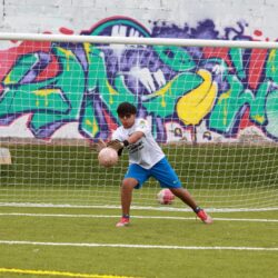 Disfrutan saltillenses de la recién rehabilitada cancha de la Espinoza Mireles7