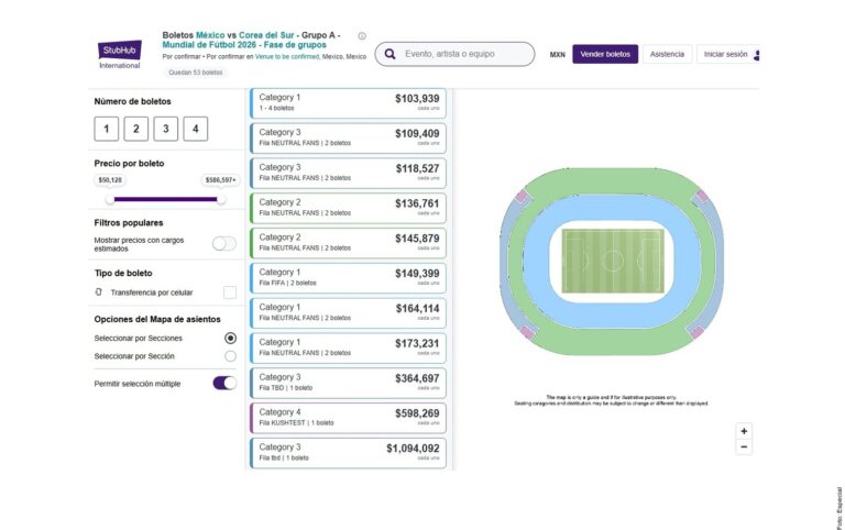 Hasta un millón de pesos en la reventa para un juego del Tri