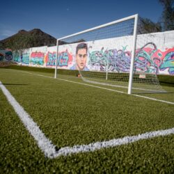 Javier Díaz entrega rehabilitación de cancha en la Espinoza Mireles1