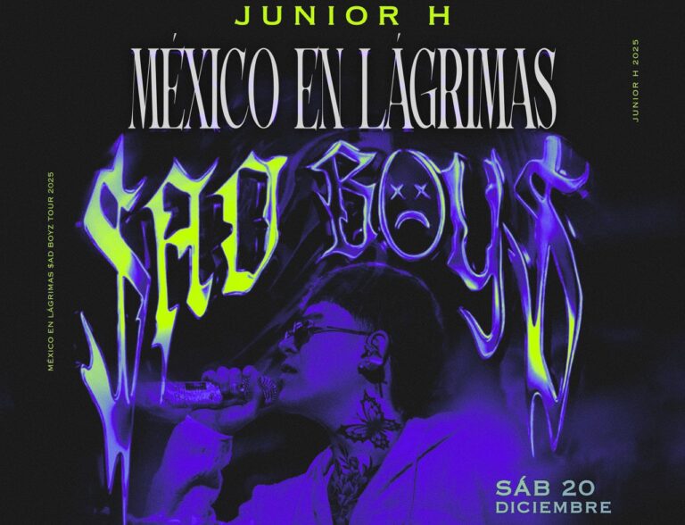 Junior H regresa a Monterrey con la última presentación de su “México En Lágrimas Sad Boyz Tour 2025”