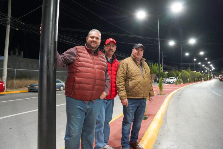 Ramos Arizpe mejora su alumbrado público