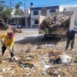 Realiza Saltillo intensa jornada de limpieza en Lomas de Lourdes2