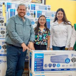 Tinacos y minisplits a bajo costo mejoran la calidad de vida en Ramos Arizpe