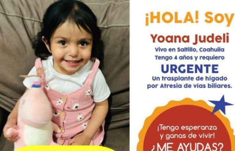 Buscan milagro navideño para Yoana en Saltillo