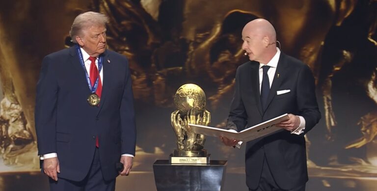 Da FIFA a Trump premio de la paz
