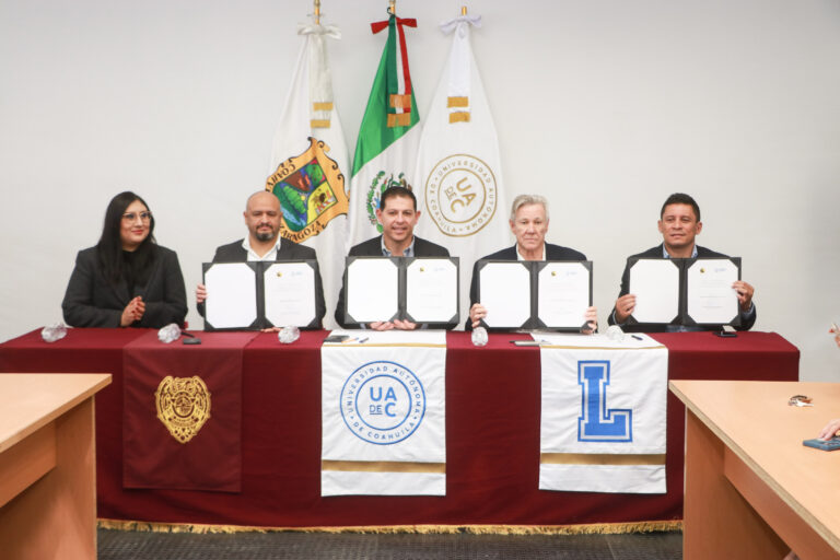 Firma UA de C convenio de colaboración académica con el Colegio de Ingenieros Civiles de Saltillo