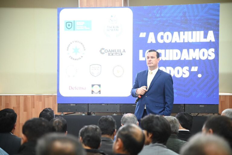 Fuerzas de seguridad y procuración de justicia suman esfuerzos junto a Canaco Monclova