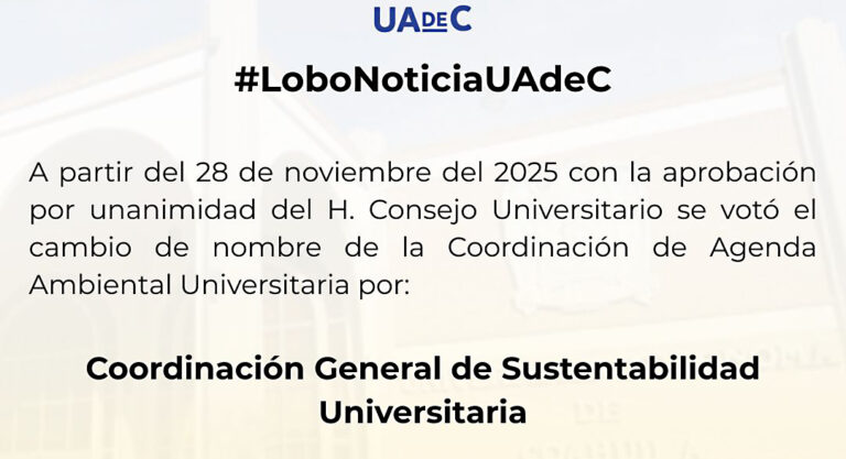 UA de C suma Nutrición a Enfermería y renueva su apuesta por la sustentabilidad