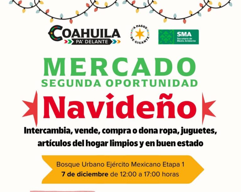 Ven este domingo al Bosque Urbano en Saltillo y da una segunda oportunidad a tus objetos usados