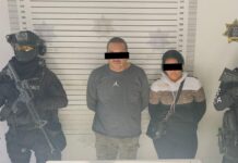 Detienen tras persecución en la Saltillo-Zacatecas a pareja vinculada a robos en Coahuila y Nuevo León