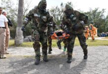 Forman a marinos contra amenazas químicas previo al Mundial