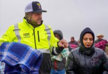 Implementa Ramos Arizpe operativo especial por frente frío; visita TG ejido Landeros