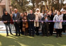 Inauguran en la UA de C la rehabilitación de la banqueta de acceso al Paraninfo del Ateneo Fuente