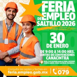 Invitan a ramosarizpenses a Feria del Empleo con más de 2 mil vacantes en Saltillo1