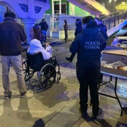 Lleva policía estatal acciones de proximidad ante el frente frío3