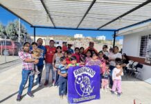 Llevan alegría a 14 ejidos con más de 700 platillos y 300 juguetes