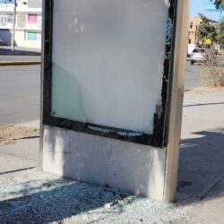 Piden saltillenses reparación o retiro definitivo de parabuses destruidos5