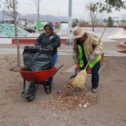 Saltillo mantiene acciones de limpieza y mantenimiento en espacios públicos