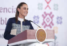 Avión llevó a funcionarios de SSPC a capacitar a EU.- Sheinbaum