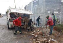 Desazolva y limpia Saltillo tramo del Arroyo del Pueblo