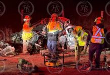 Dos muertos y un lesionado tras choque entre tráiler y automóvil en el libramiento Norponiente