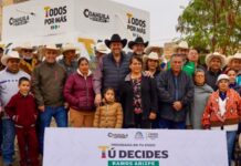 Entrega Tomás Gutiérrez obra de agua para familias de San Juan de Amargos