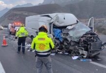 Fallece uno tras choque; cierran Autopista Saltillo – Monterrey