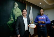 Promoverán Javier Díaz y Gabe Northern, exjugador de la NFL, el deporte en Saltillo