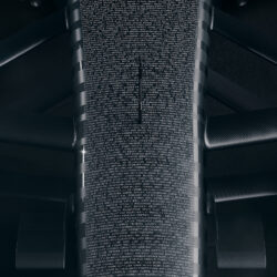 The nose of the Cadillac Formula 1 test livery.