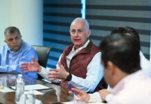 Román Cepeda instruye operativo especial en Torreón por frente frío número 27