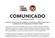 Busca Tereso Medina el liderazgo nacional de la CTM