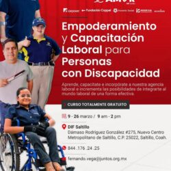 Abre DIF Saltillo inscripciones para el taller Empodera
