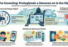 Alteran del Grooming, adultos que acosan a niños en el internet